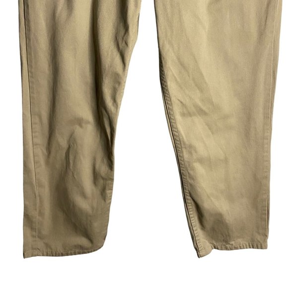 Calvin Klein Jeans Men's Straight Leg Tan Chino Pants - Picture 3 of 9